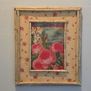 Vintage Floral Art Print Seed Catalog